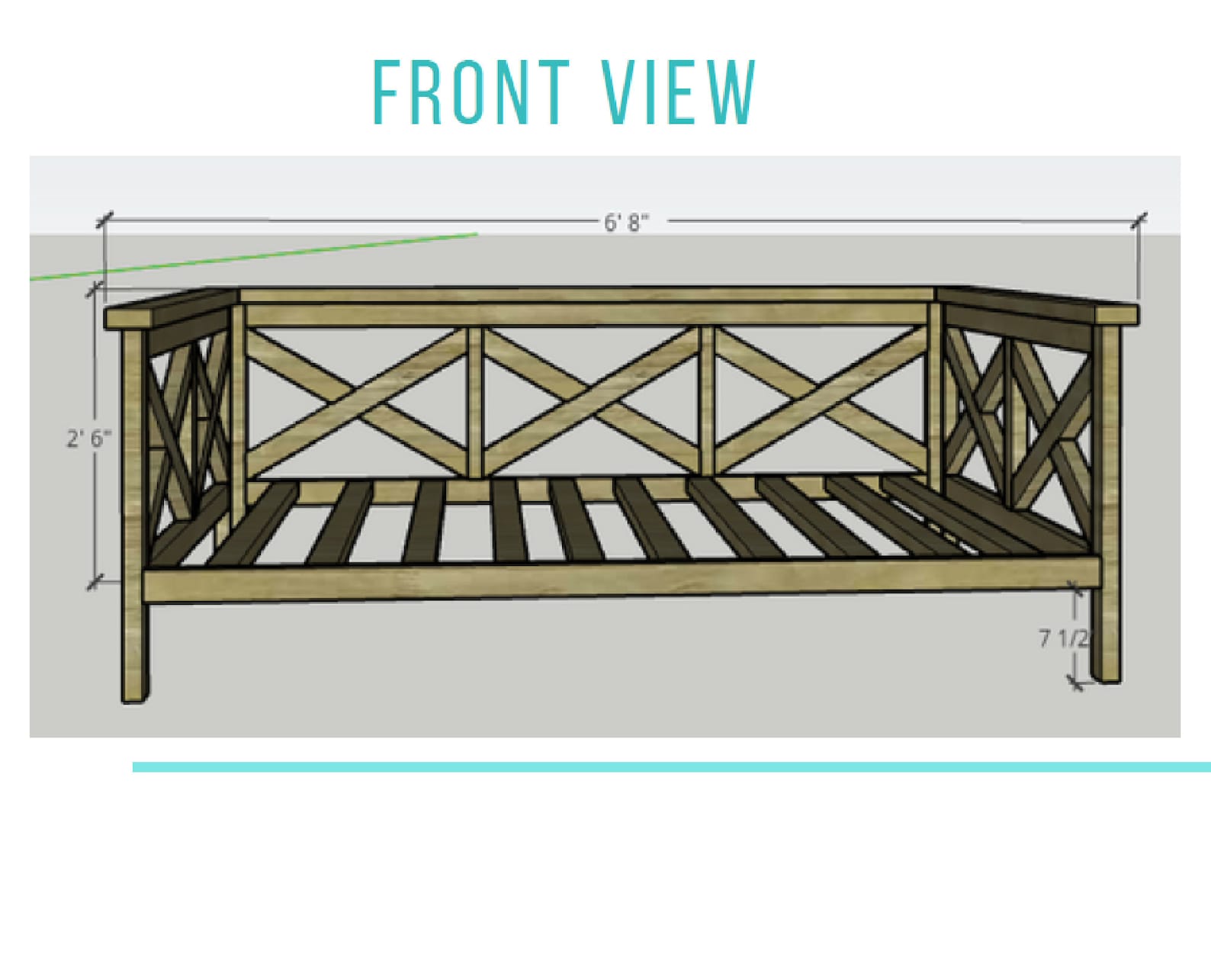 DIY Full Size Daybed Printable PDF Woodworking Plans Build Etsy UK