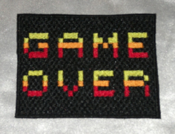 Embroidered Classic Meeple Board Gamer Bright Orange 3.5/" Patch Sew On Iron USA