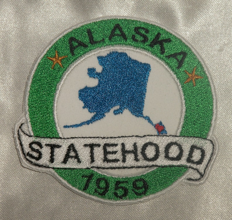 Embroidered Rhode Island State Pride Statehood RI Souvenir Patch Iron On Sew USA