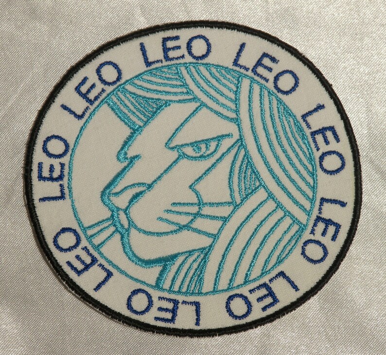 Embroidered Retro Horoscope Astrology Gemini Twins Sign Patch Iron On Sew USA
