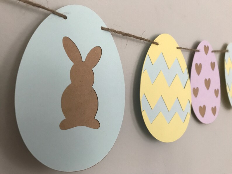 Easter Egg Garland NurseryPlayroom Decor Party Decor Holiday Decor