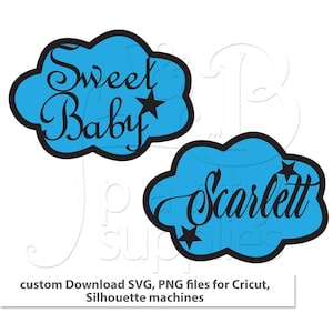 Arquivo Twinkle Little Star svg png, decoração de berçário com NOME PERSONALIZADO, download digital, decoração de chá de bebê, arquivo de corte digital para cricut, silhueta