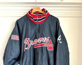 Colección Majestic Authentic de los Atlanta Braves vintage - Extra grande