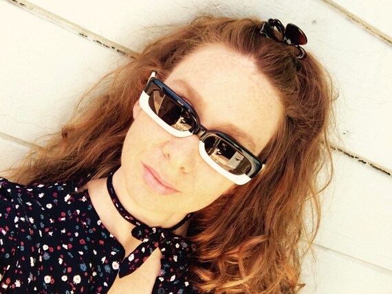 Trifari vintage RARE 1960\'s Op art sunglasses 1960s Trifari Sunglasses - Etsy main image 3