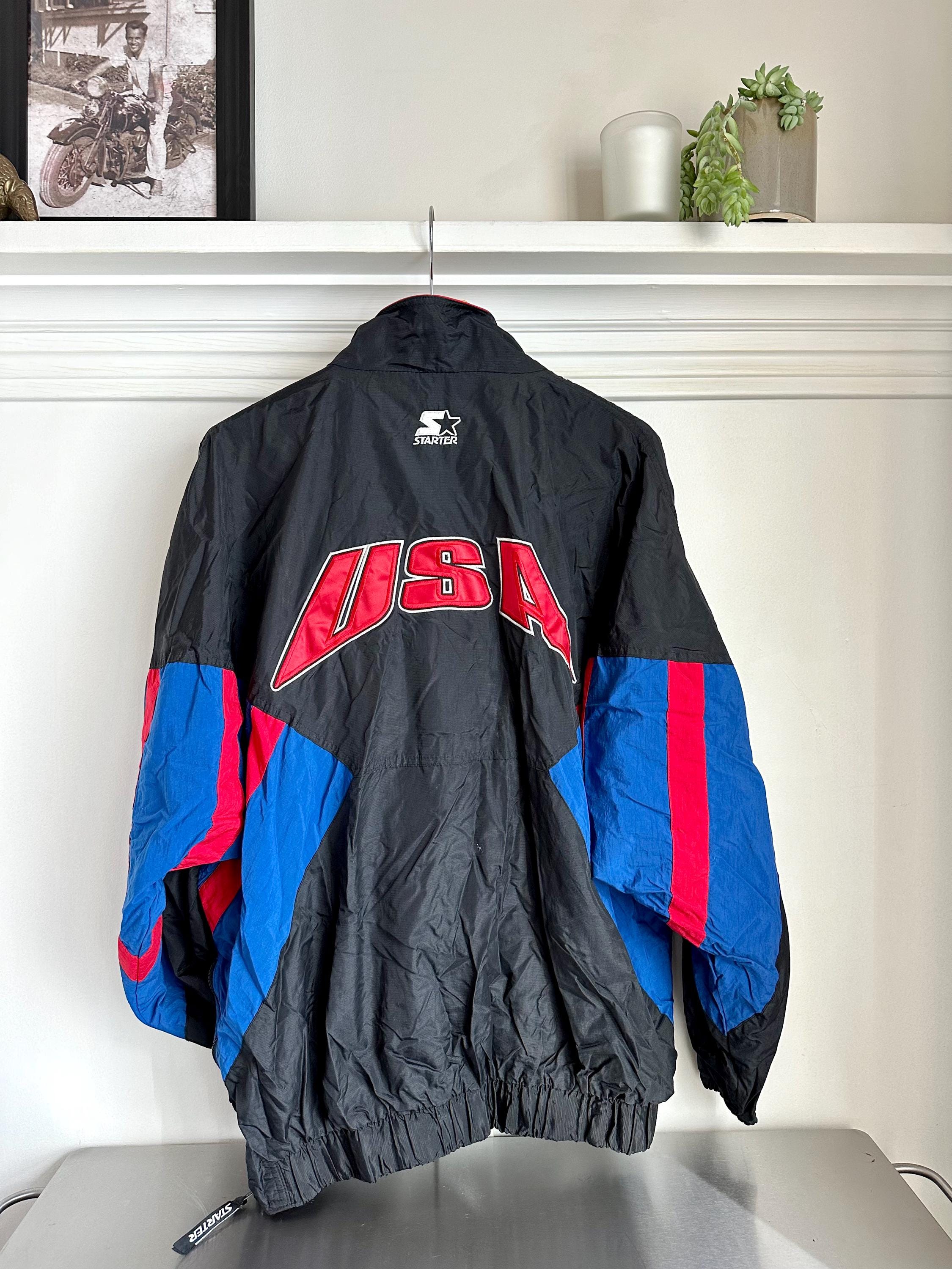 1996 STARSTER オーバーサイズ アトランタオリンピック ストリート 1996 Atlanta USA Olympic Games Starter Collection 1/4 Zip