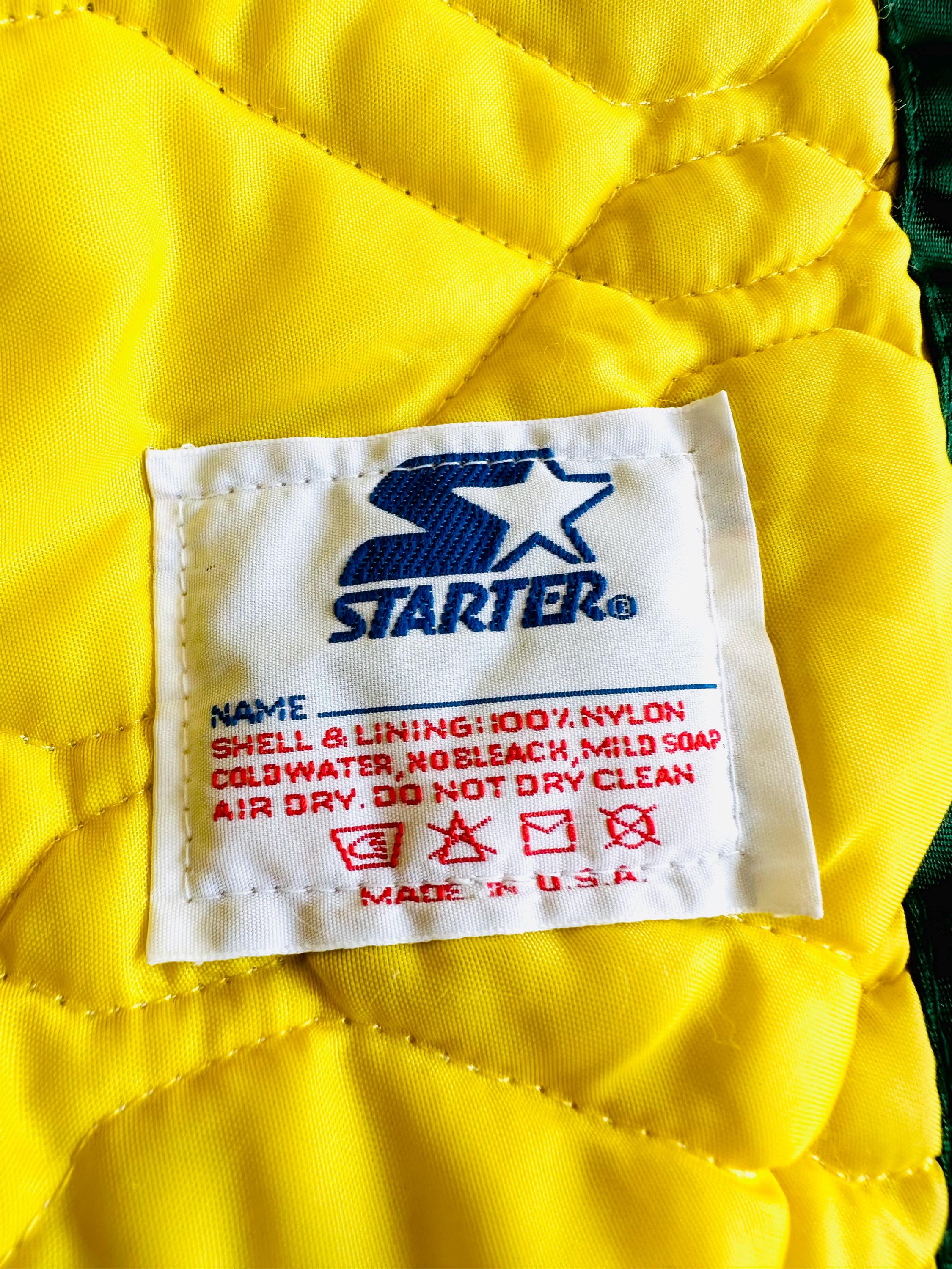 Vintage Green Bay Packers Satin Pro Line Starter Jacket XL