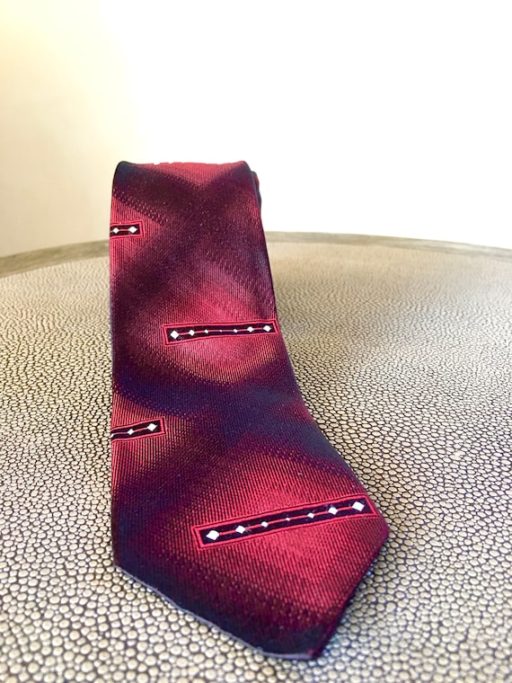 Tartan Plaid Silk Mod Tie - image 1