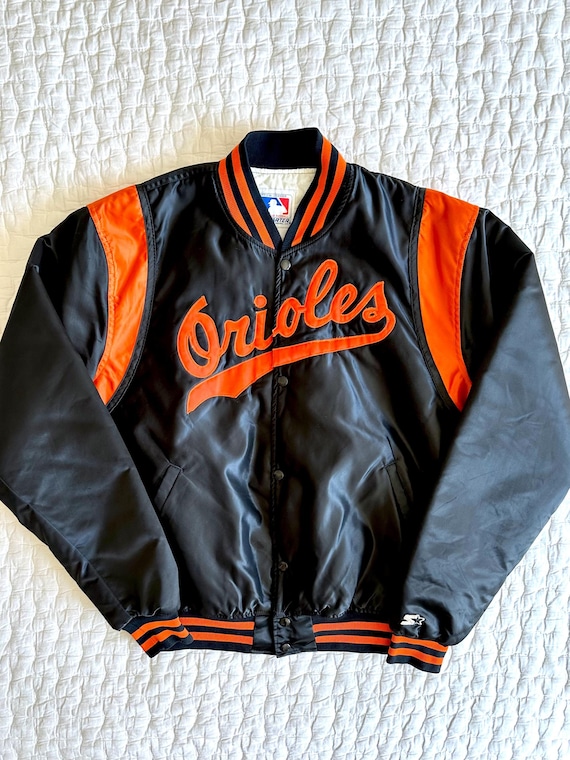 tenriロゴジャケットとUniversityジャケットセット Vintage 80s Baltimore Orioles Starter Jacket XL - Made in USA With