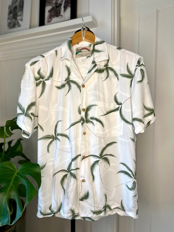 80s Paradise Found Green Hawaiian Shirt