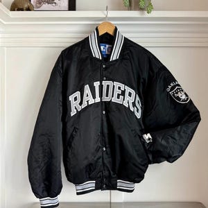 Vintage 90s Triple Fat Goose LA Raiders Jacket Fits L/XL Down