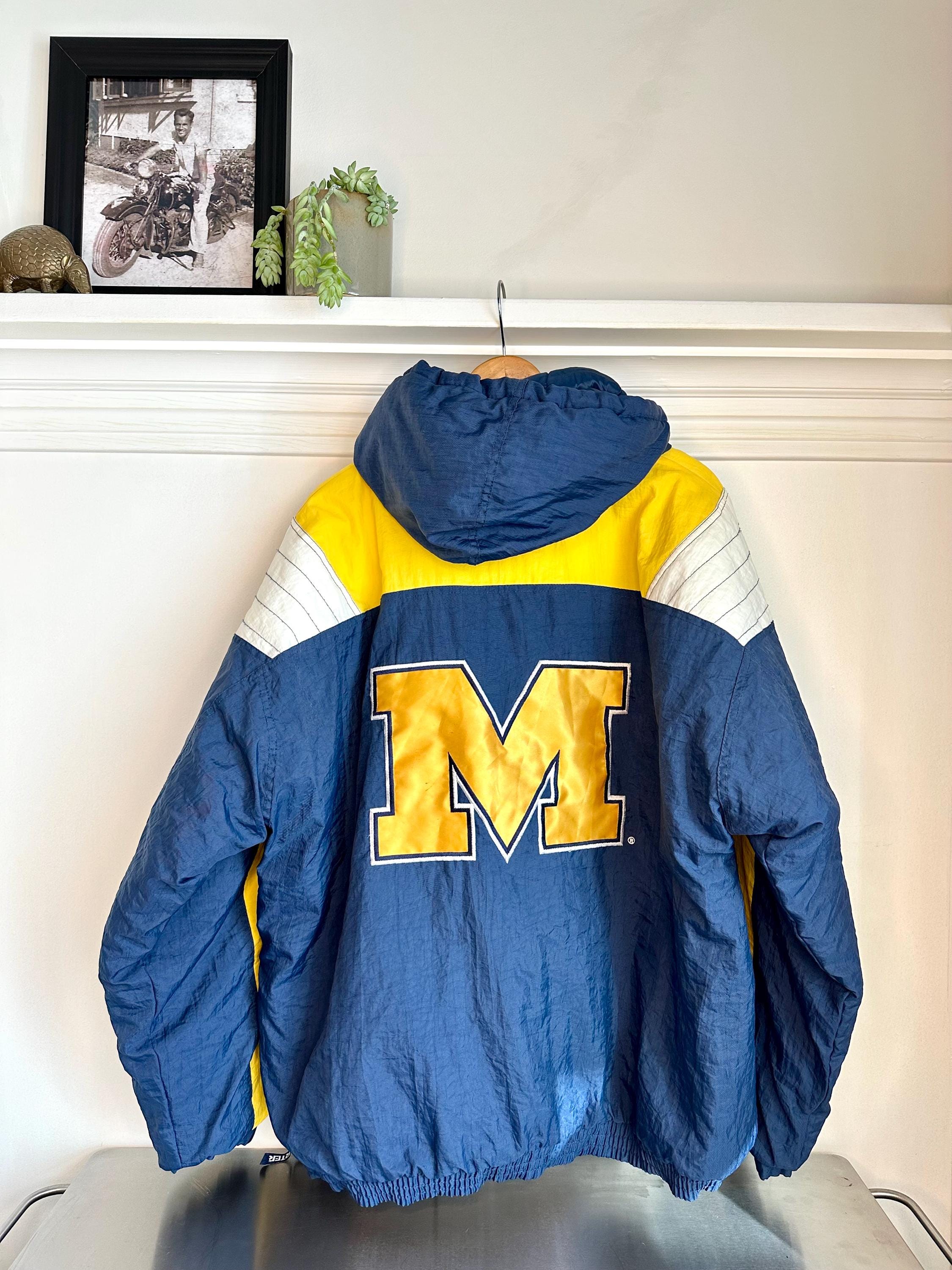 Vintage Michigan 1/2 Zip Anorak Pullover Starter Jacket - XL