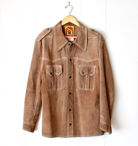 ジャケット・アウター 70s El Toro Bravo western jacket 1970s El Toro Bravo Western Suede Jacket - Etsy Denmark