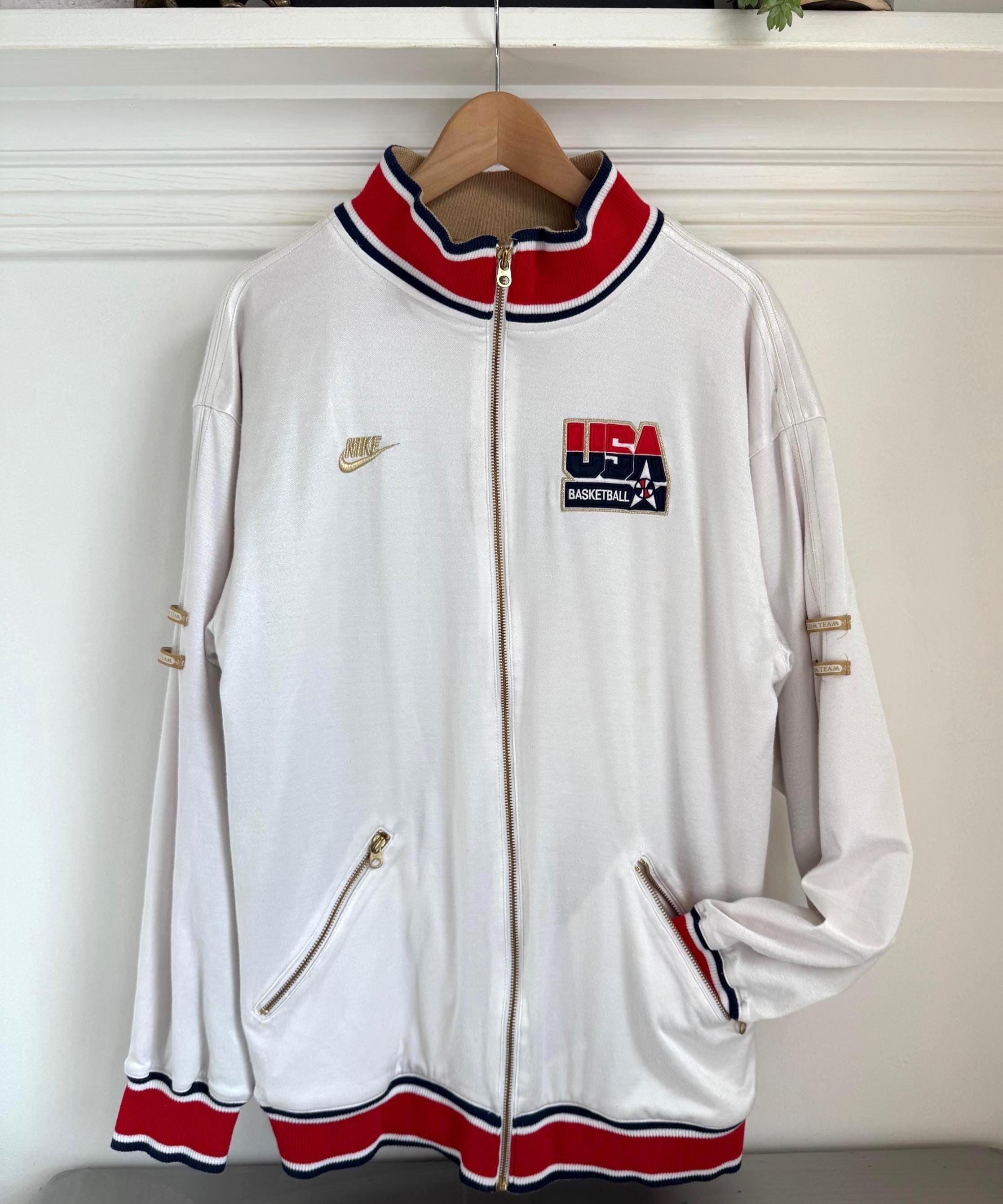 ジャケット・アウター 90s Olympic NBA dream team paper jacket Rare