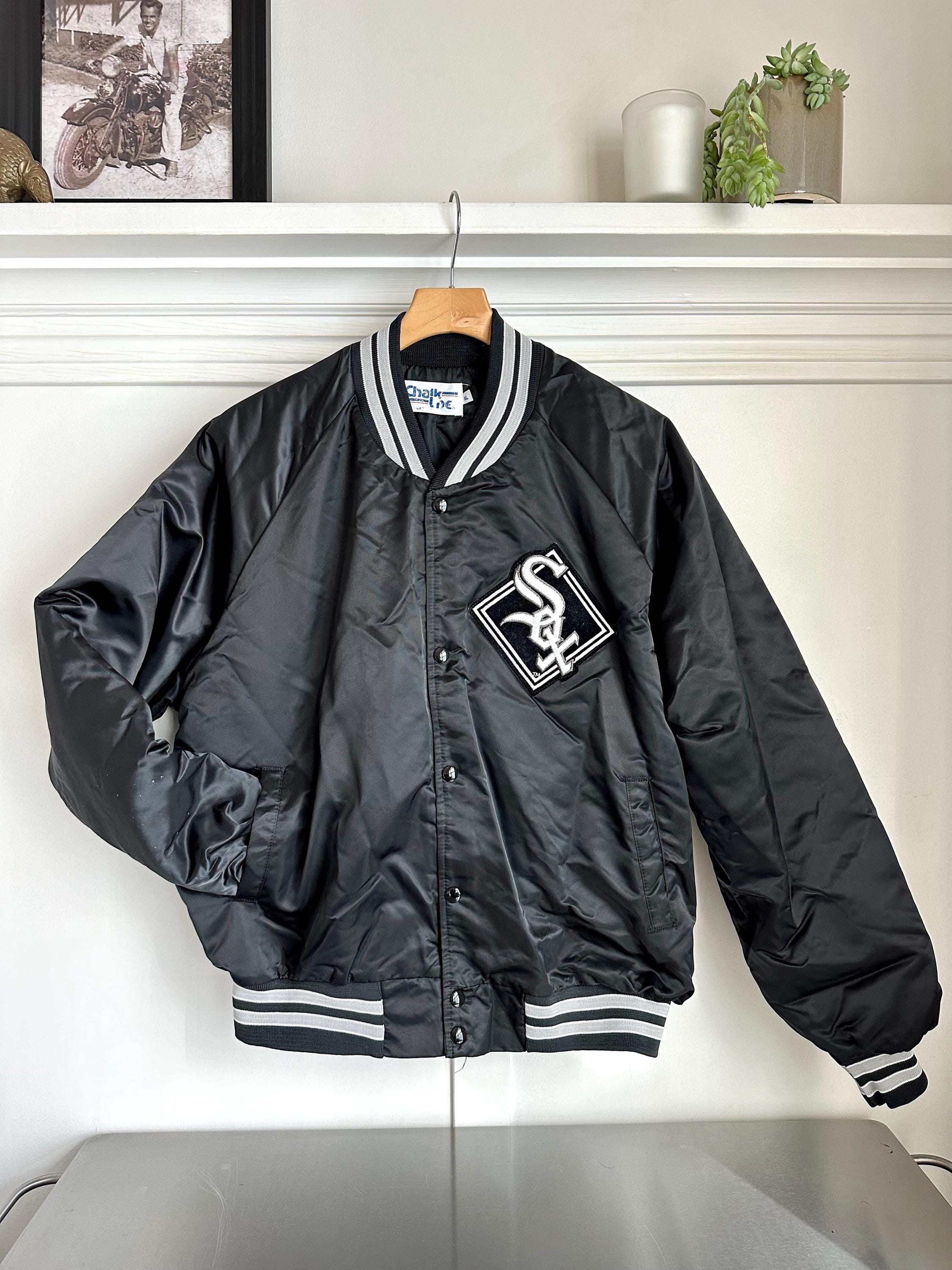 90s White Sox Jacket - Etsy 90s White Sox Jacket - Etsy