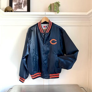 Vintage Chicago Bears Satin Swingster Jacket - Size L - Made in USA