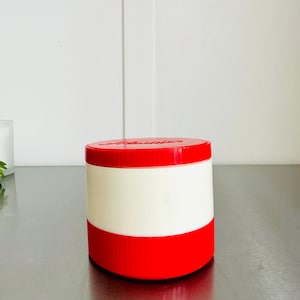 1980s Red & White Aladdin Thermo Jar - Made in USA