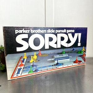 1972 Sorry! Parker Brothers Board Game