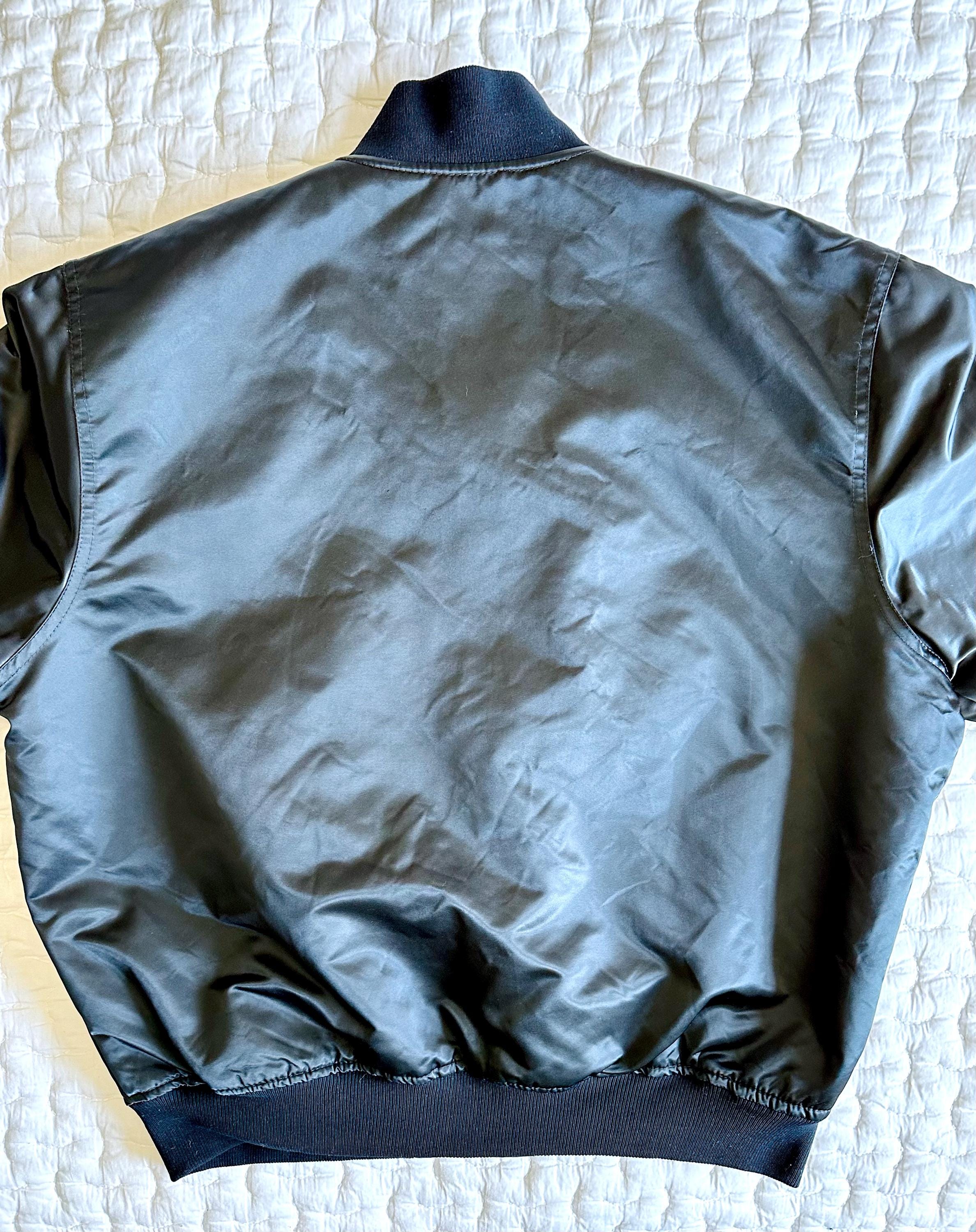 Veste Satinée Vintage Starter Oakland Athletics MLB - Taille L - Verte - Homme - Occasion