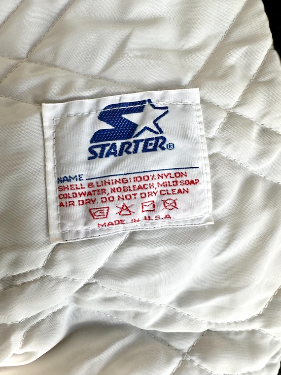 Vintage San Francisco Giants Satin Starter Jacket - Black XXL