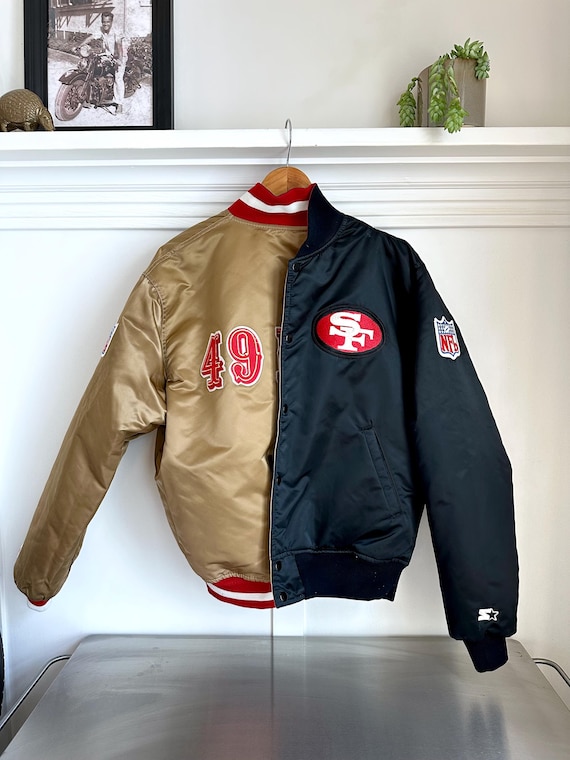 RARE Vintage Reversible San Francisco 49ers Satin Starter Jacket