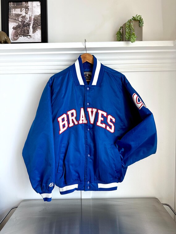 ミッチェルアンドネス ATLANTA BRAVES スタジャン Men's Milwaukee