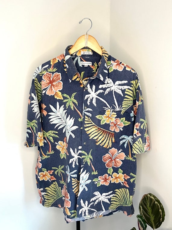 1990s Pierre Cardin XXL Hawaiian Shirt