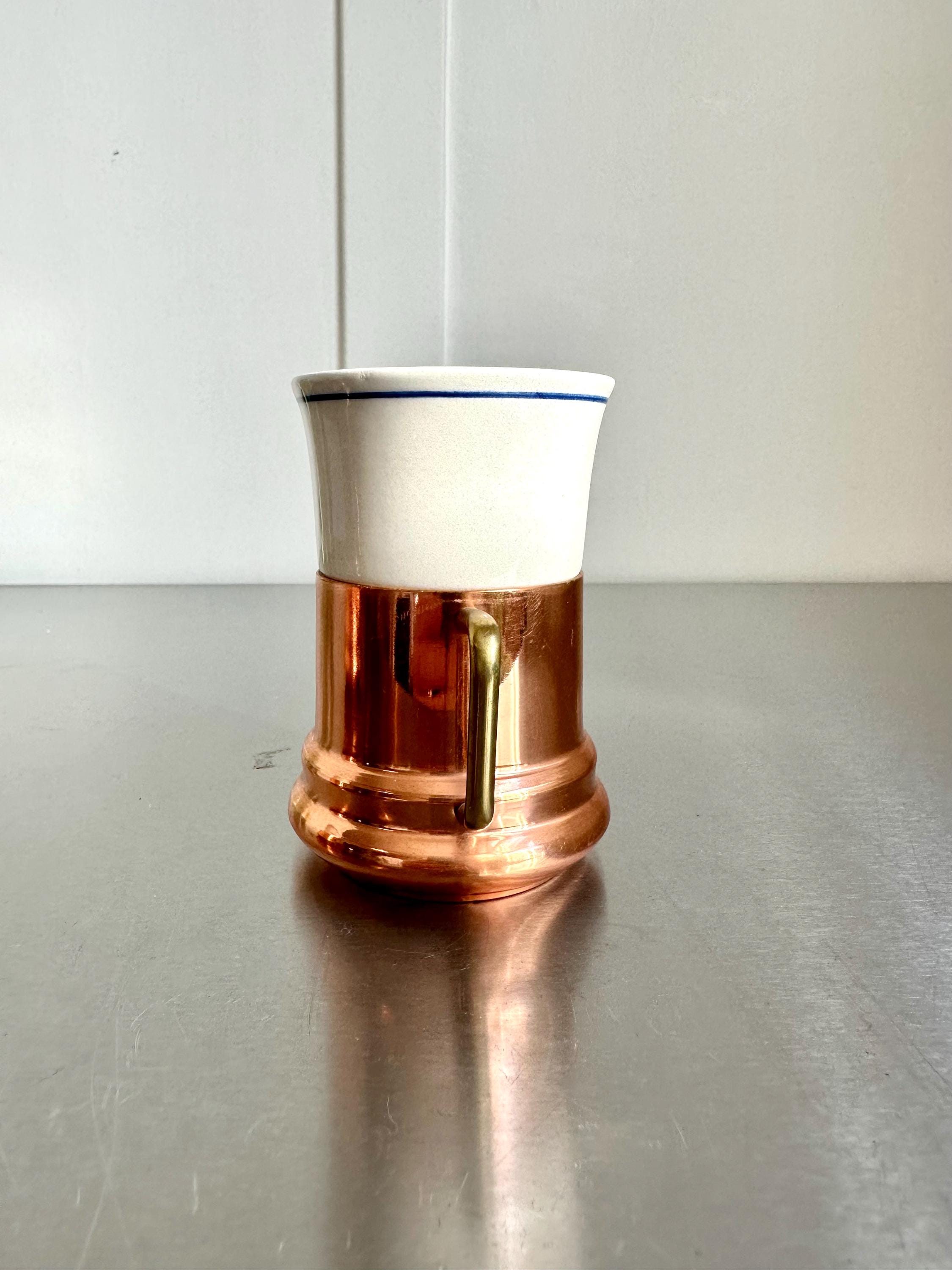 1984 Copper & Crock Teleflora Demitasse Cups Made in Portugal