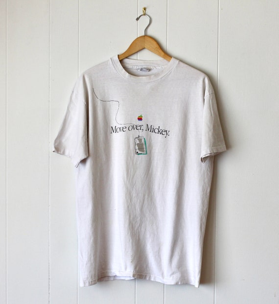 1984 Apple Computer "Move over, Mickey" T Shirt