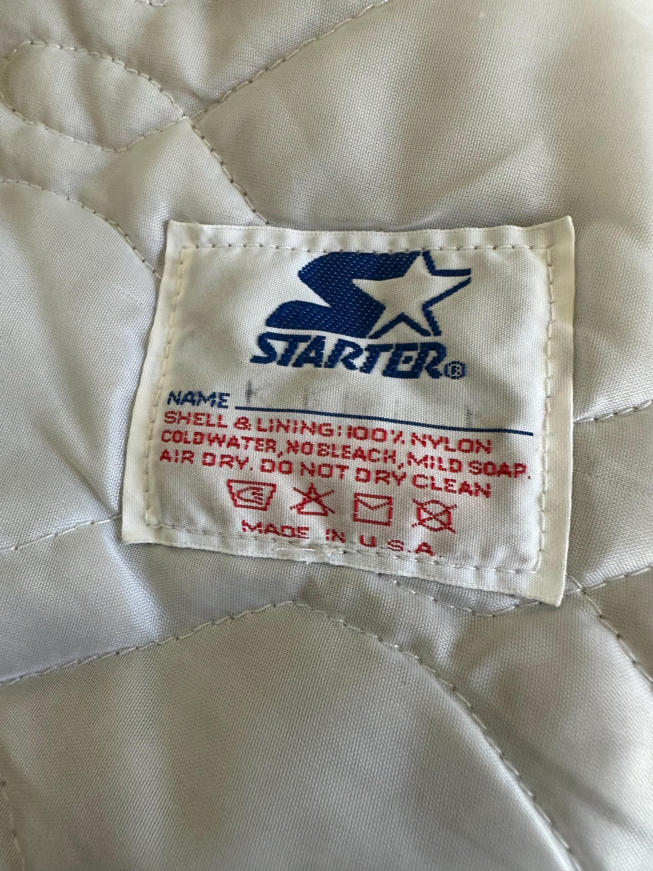 Vintage Oakland Raiders Pro Line Starter Satin Bomber Jacket