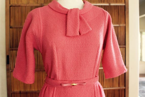 First Lady Fabulous Boucle Belted Dress - image 4