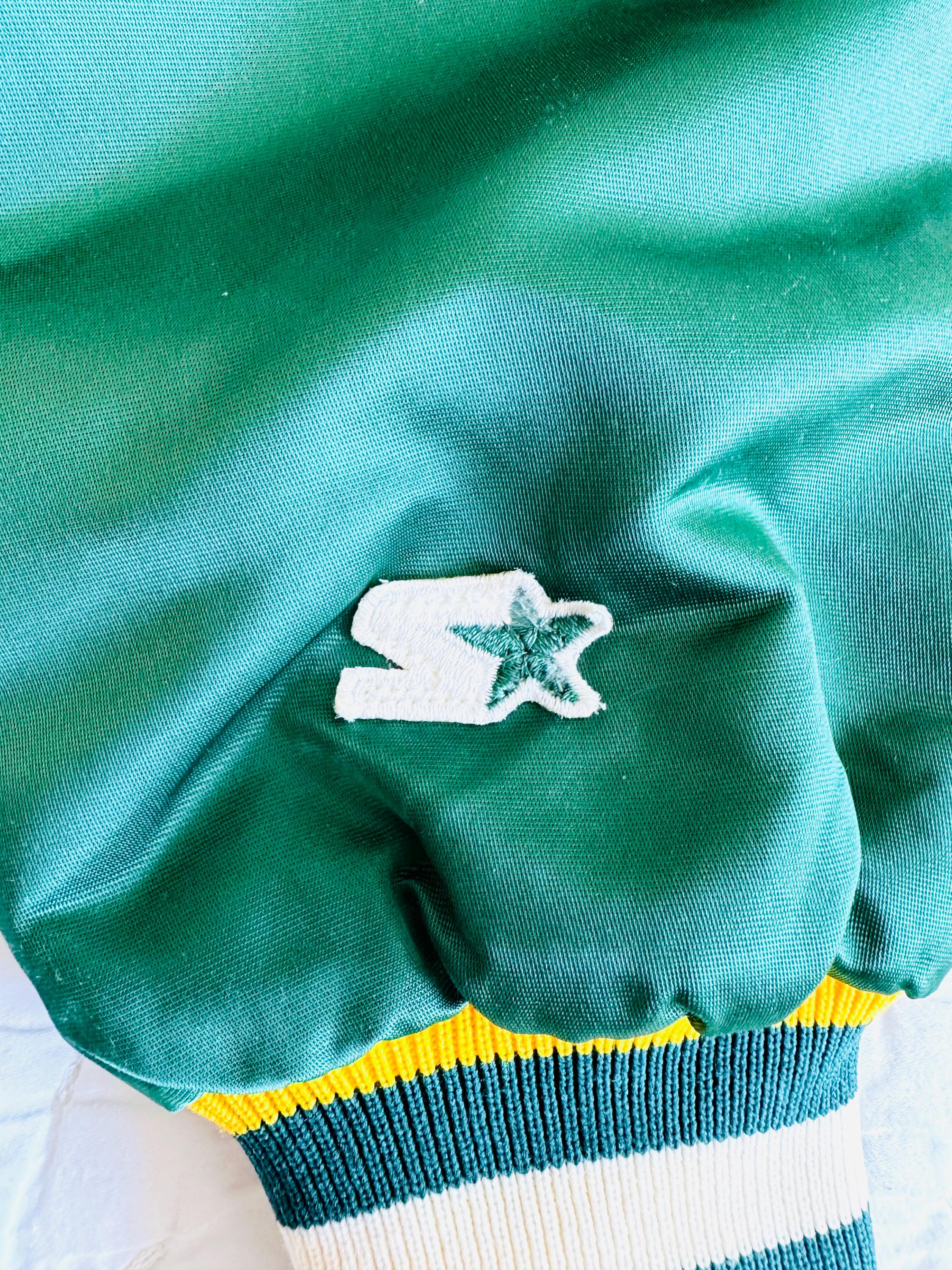 packers スタンドジャケット Vintage Green Bay Packers Satin Pro Line Starter Jacket XL