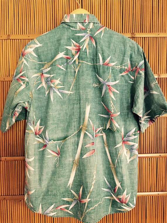 1980s Hawaii Blue Button Down - image 7