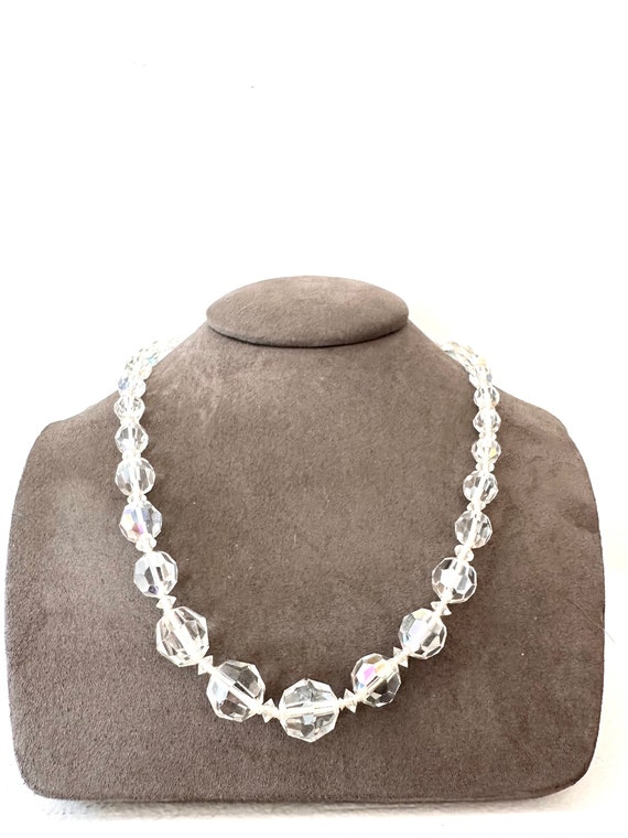 40s Single-Strand AB Crystal Choker