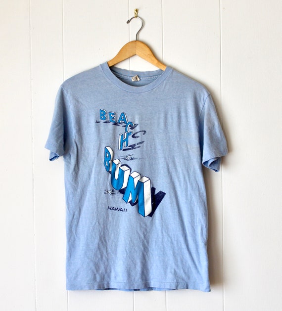 1980s Beach Bum Hawaii T Shirt - image 1