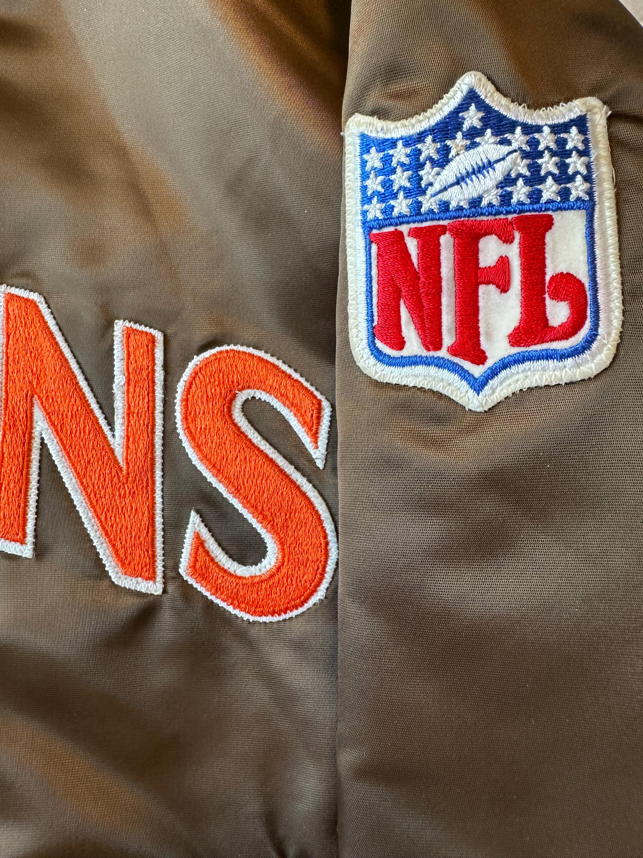 VINTAGE STARTER PRO LINE CLEVELAND BROWNS FULL ZIPP HOOD