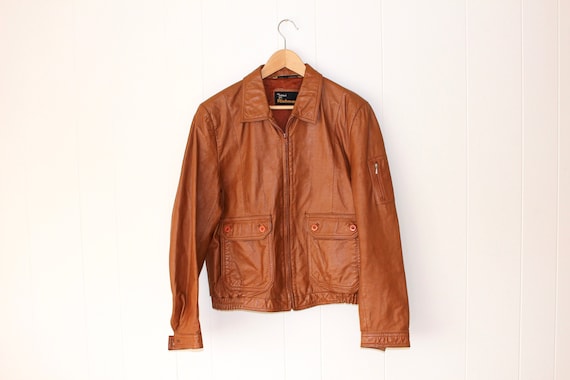 1980s Leather Jacket - image 1