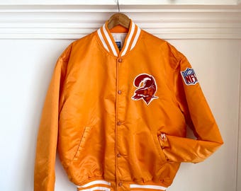 Vintage Tampa Bay Buccaneers NFL Starter Satin Bomber Jacket