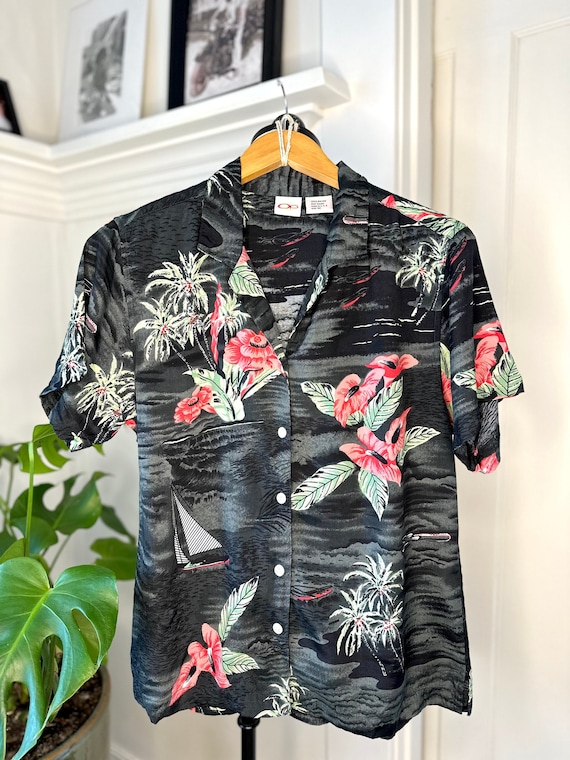 90s OP Ocean Pacific Hawaiian Shirt
