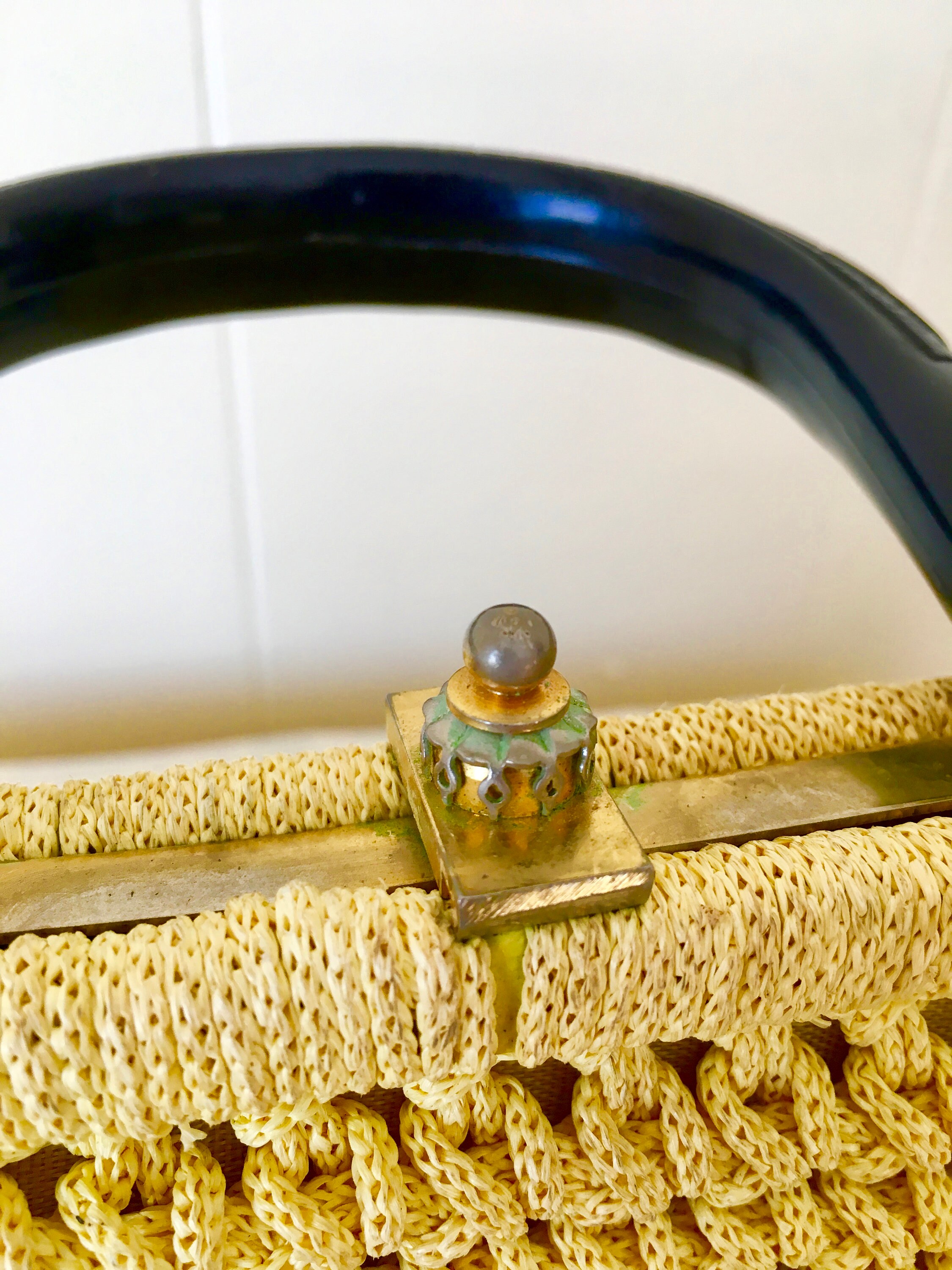 1930's Crochet & Bakelite Handbag - Etsy
