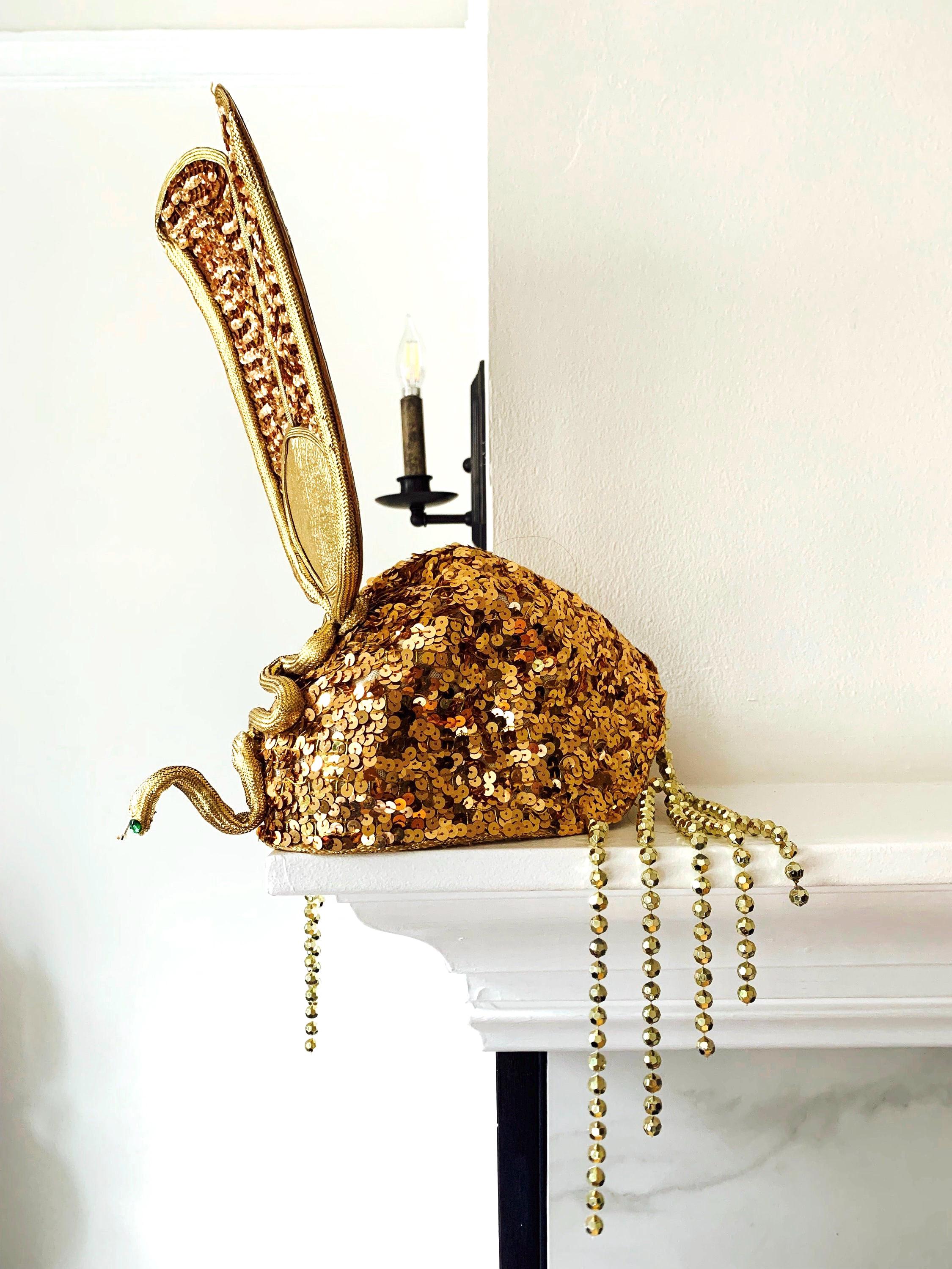 1960s Vintage Cleopatra Headpiece with Snake