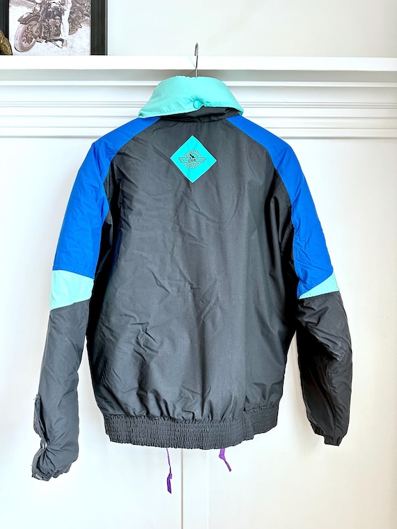 1980s Color Block Serac Ski Jacket Size 40