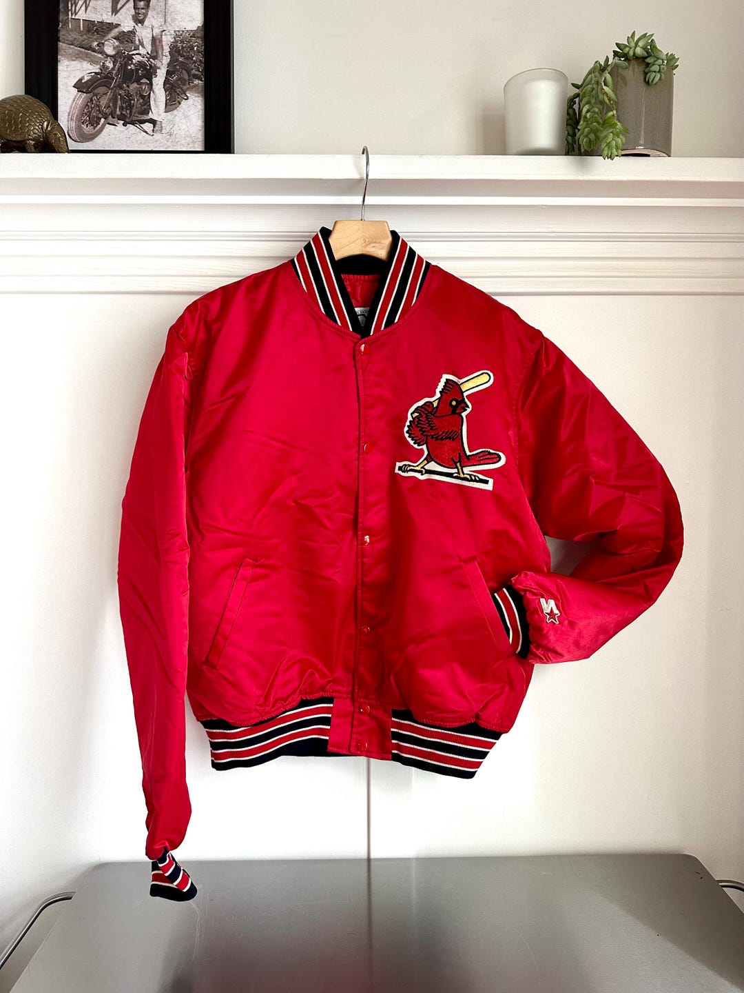 Vintage St. Louis Cardinals Satin Starter Jacket - Large - Etsy
