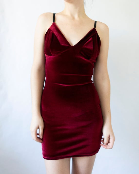 Velvet Slip Dress