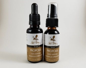 Propolis tincture 1oz. Organic propolis.