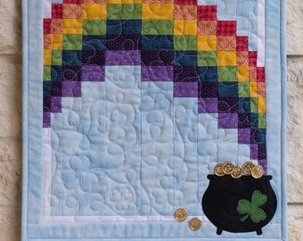 Rainbow's End Bargello muurhangend quiltpatroon