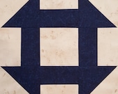 Churn Dash Quilt Block Pattern