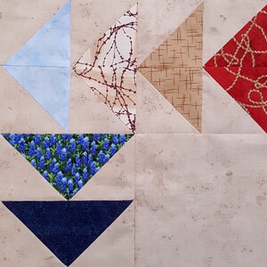 Wild Goose Chase Corner Quilt Block Pattern
