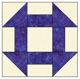 Churn Dash Quilt Block Pattern - Etsy