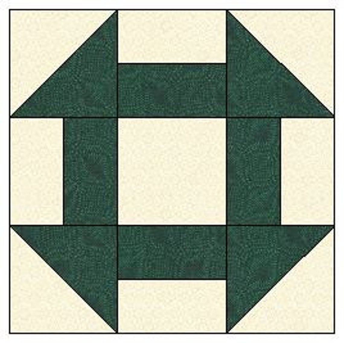 Churn Dash Quilt Block Pattern - Etsy