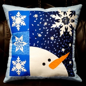 Snowman Pillow / Wall Hanging Quilt Pattern